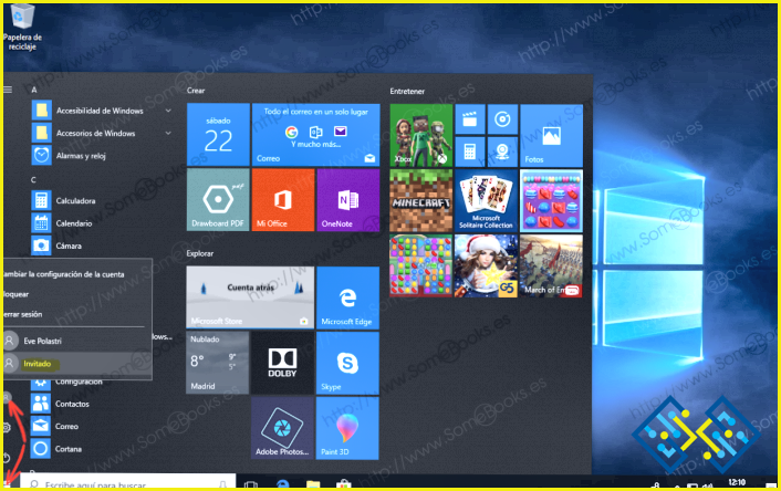 ¿Cómo puedo desactivar la cuenta de invitado en Windows 10?

