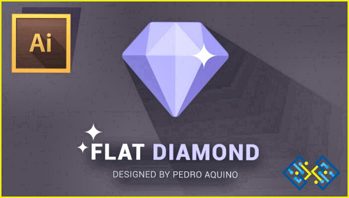 ¿Cómo hacer un diamante en Illustrator?
