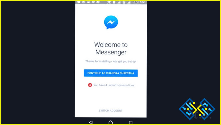 ¿Cómo puedo eliminar mi historial de inicio de sesión en Messenger?
