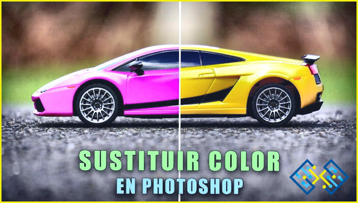 ¿Cómo reemplazar un color en Photoshop Elements?
