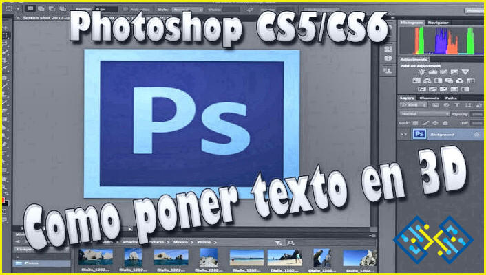 Cómo añadir texto a Adobe Photoshop?