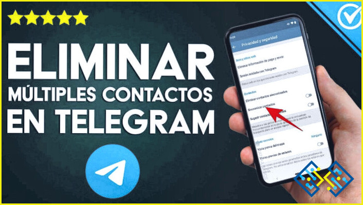 Cómo eliminar contactos de Telegram?