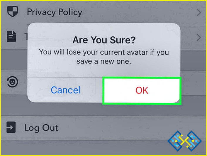 Cómo eliminar el avatar en Snapchat?
