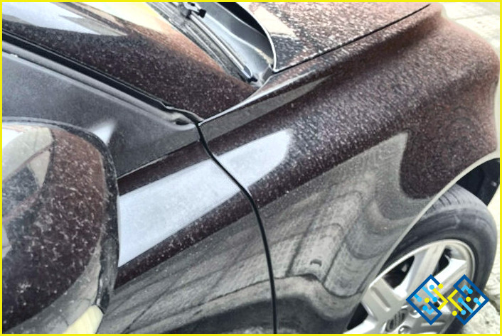 Cómo eliminar las manchas de hojas de la pintura del coche?

