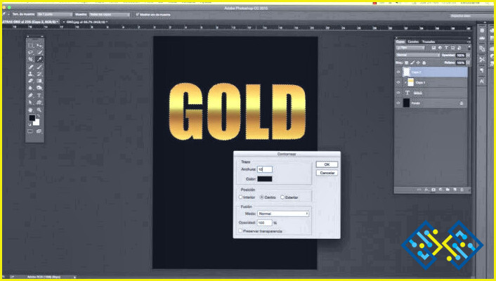 Cómo hacer oro en Illustrator?
