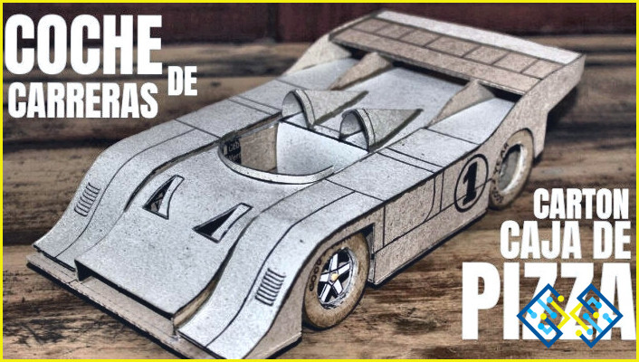 Cómo hacer un coche de carreras de papel?