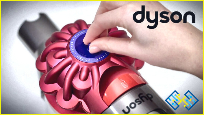 ¿Cómo limpiar el filtro de aire Dyson?