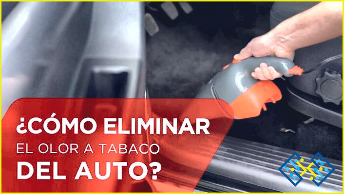 ¿Cómo sacar el olor a cigarrillo del aire acondicionado del coche?
