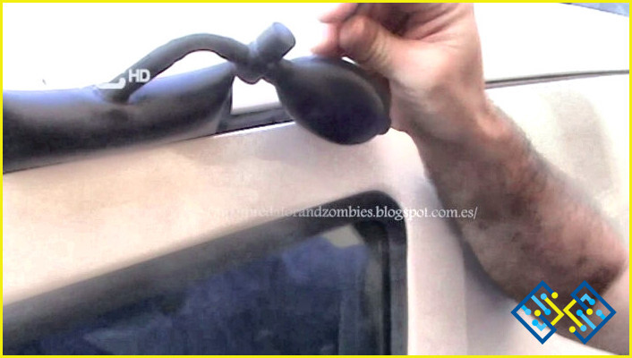 Cómo utilizar la cuña de aire para abrir la puerta del coche?
