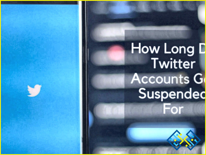 ¿Cuánto tiempo se suspenden las cuentas de twitter?