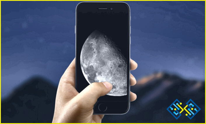 ¿Cómo deshacerse de la luna en el Iphone?