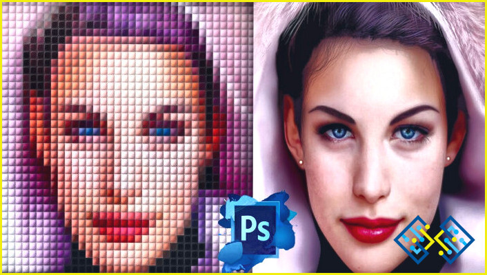 Cómo hacer una imagen pixelada clara en Photoshop Cs6?
