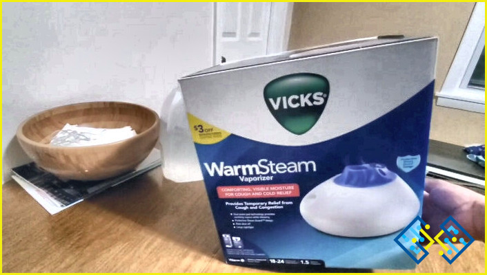 ¿Cómo limpiar el vaporizador Vicks Warm Steam?
