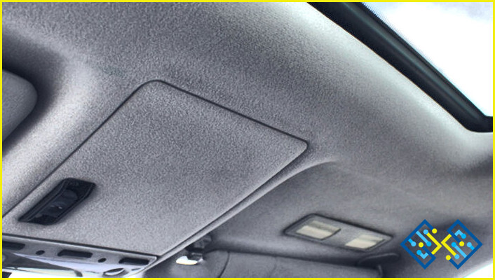 ¿Cómo limpiar la grasa del techo interior del coche?

