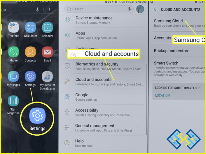 Cómo acceder a Samsung Cloud en el Iphone?