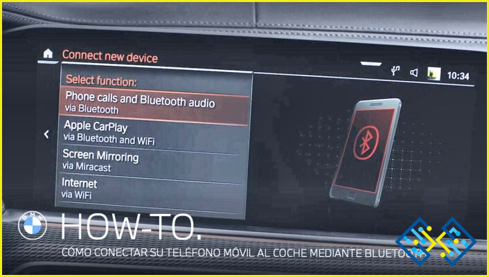 ¿Cómo conectar el Iphone a la música Bluetooth de Bmw?