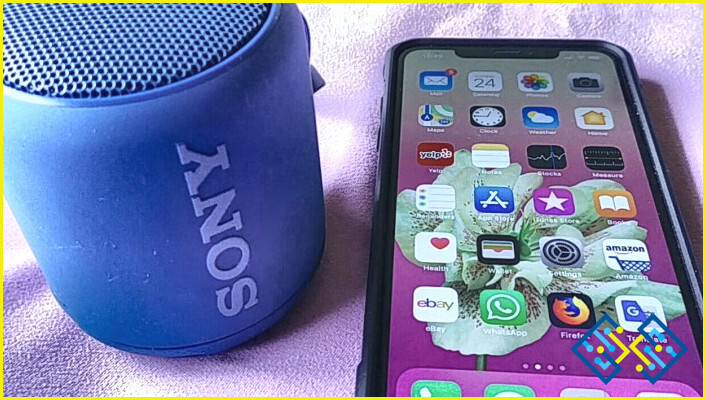 ¿Cómo conectar un altavoz de Sony a Iphone?
