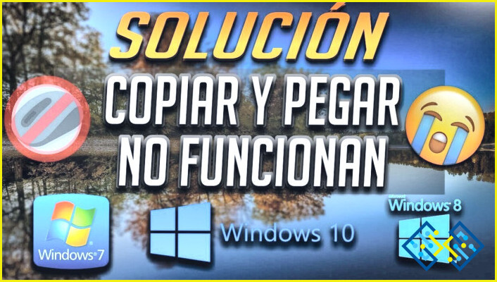 Cómo copiar y pegar en Windows 8?