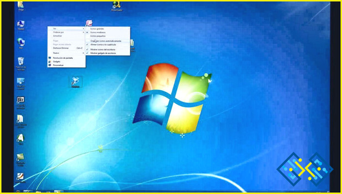Cómo desbloquear los iconos del escritorio de Windows 7?