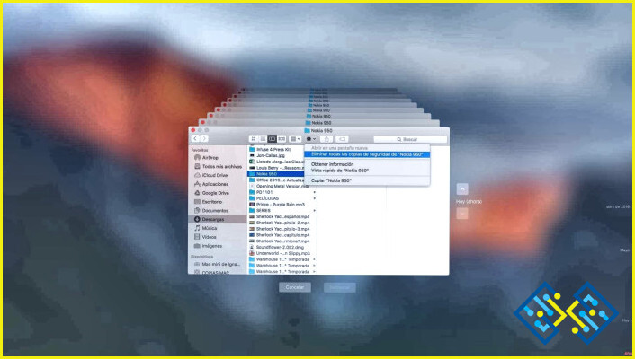 Cómo eliminar las copias de seguridad de Time Machine en Mac?