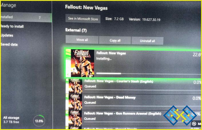 ¿Cómo instalar Dlc para Fallout 3 en Xbox One?