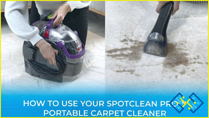 ¿Cómo limpiar Bissell Spot Clean Pro?