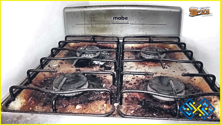 Cómo limpiar la estufa de acero inoxidable quemado en?
