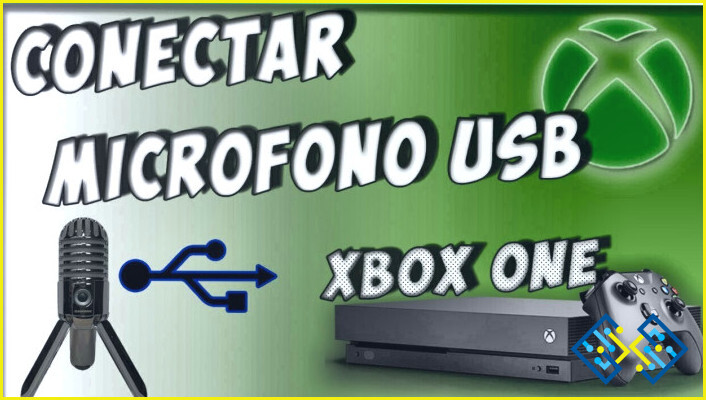 ¿Cómo usar el micrófono USB en Xbox One?