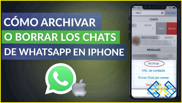 Cómo ver los mensajes archivados en Whatsapp Iphone?