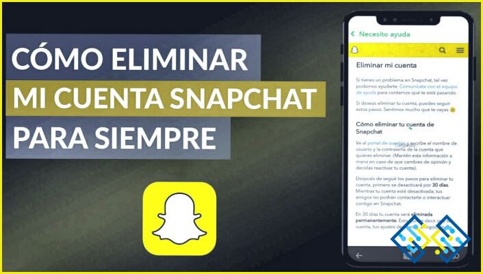 ¿Cuánto tiempo tarda Snapchat en eliminar una cuenta inactiva?