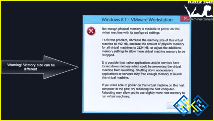 Cómo solucionar el error de VMware 
