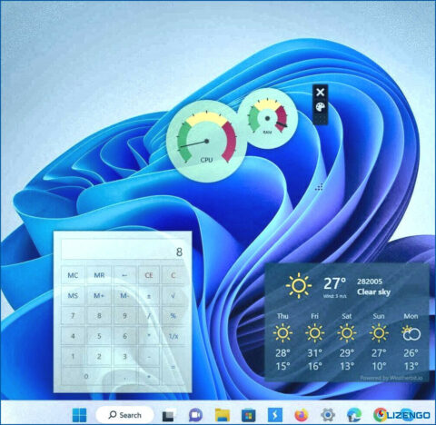 Agregue widgets de escritorio a Windows 11 PC