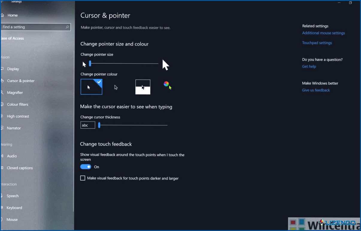 Cómo cambiar el cursor en Windows PC