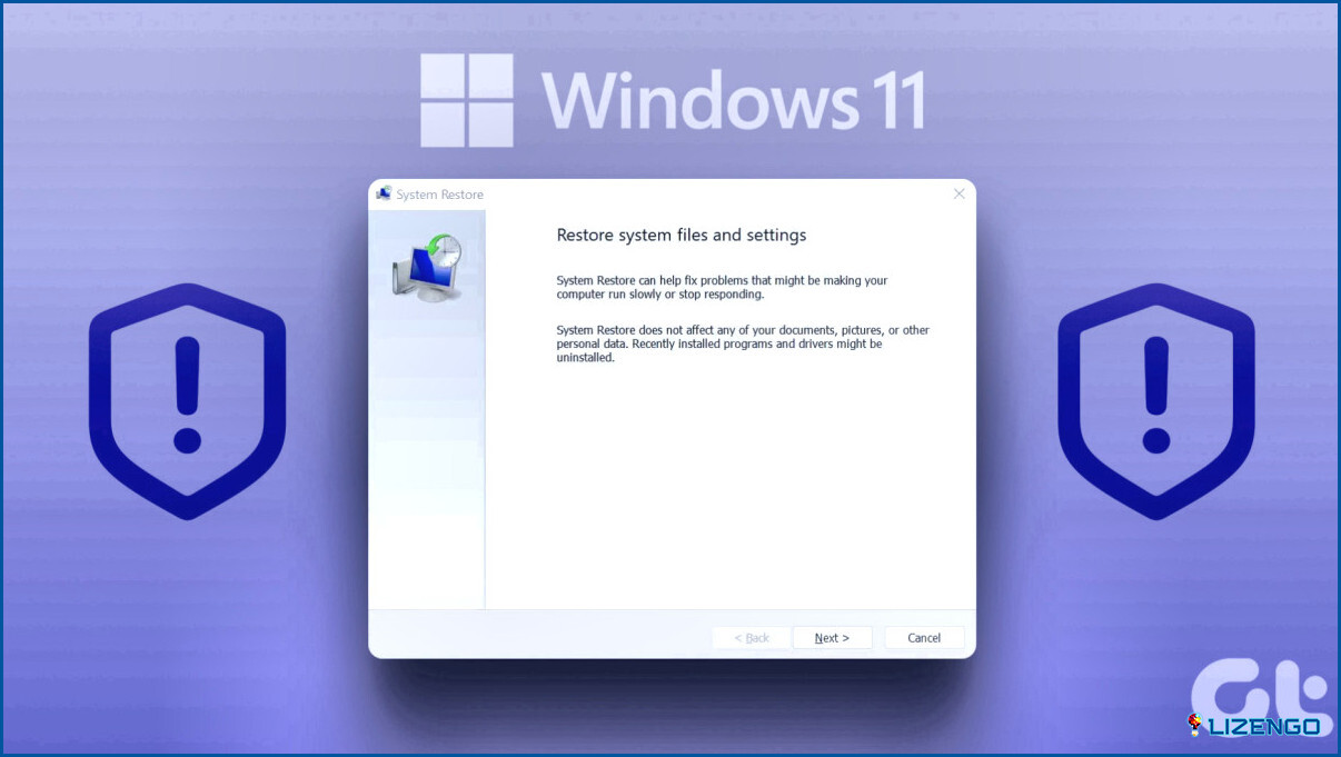 Cómo arreglar Restaurar sistema no funciona en Windows 11