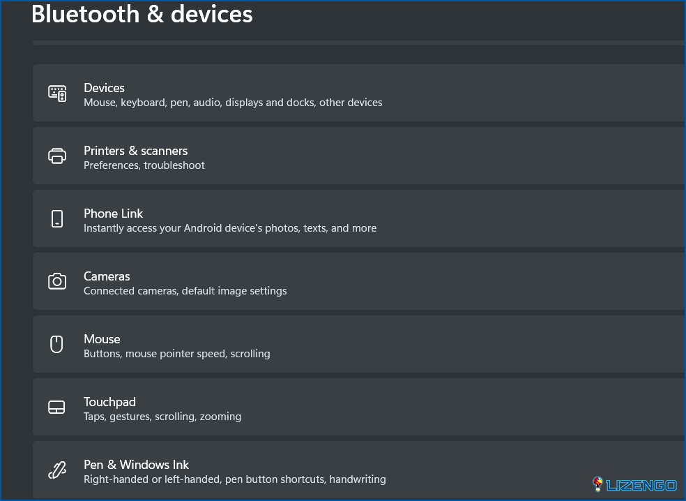 Bluetooth y dispositivos