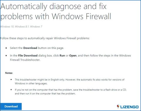 firewall de Windows