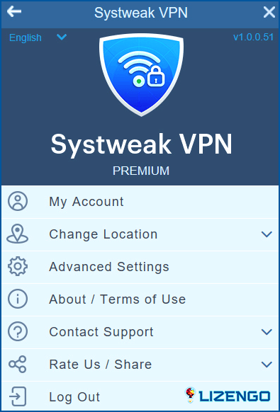 Systweak VPN inicios de sesión