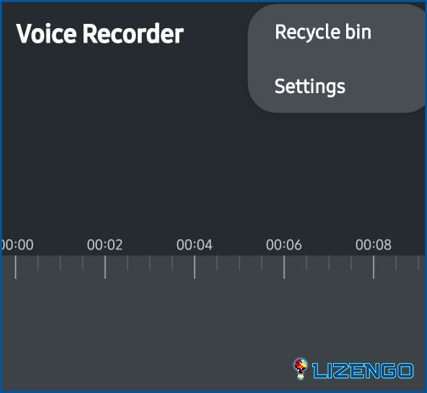 Aplicación de grabadora de voz