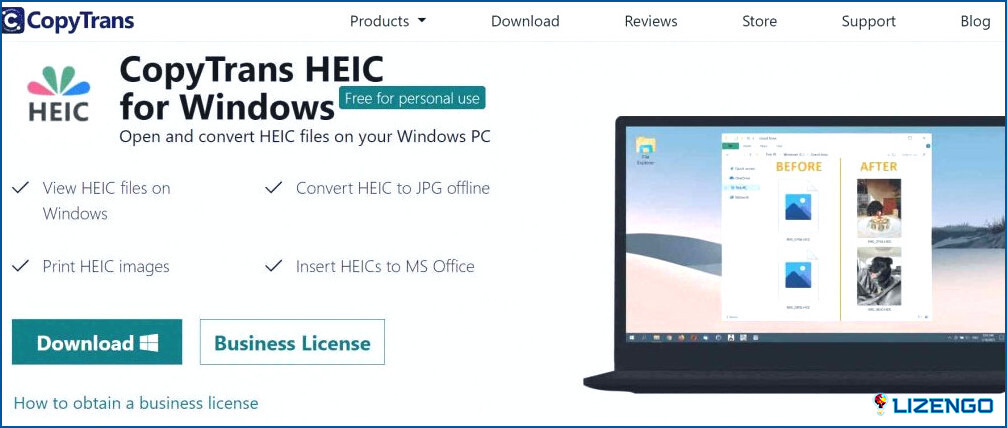 Copytrans HEIC para Windows