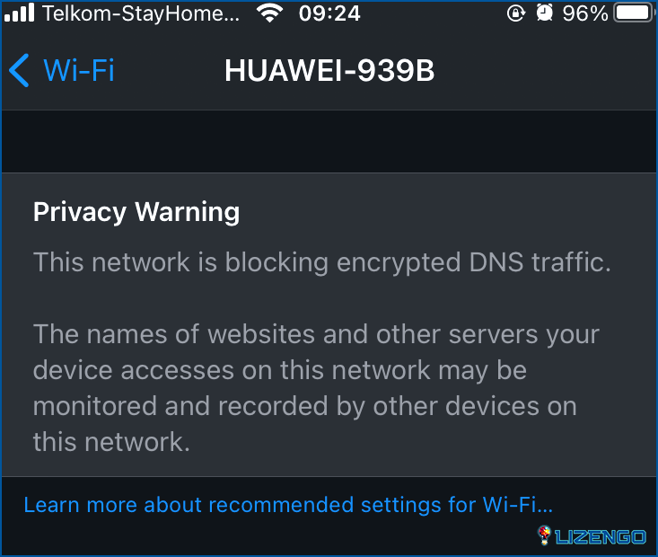 Advertencia de privacidad