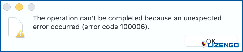 Código de error 100006