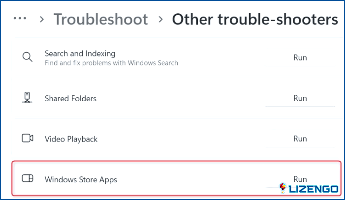 Solución de problemas de aplicaciones de la tienda de Windows