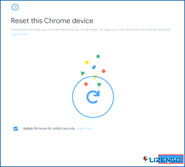 Restablecer Chrome