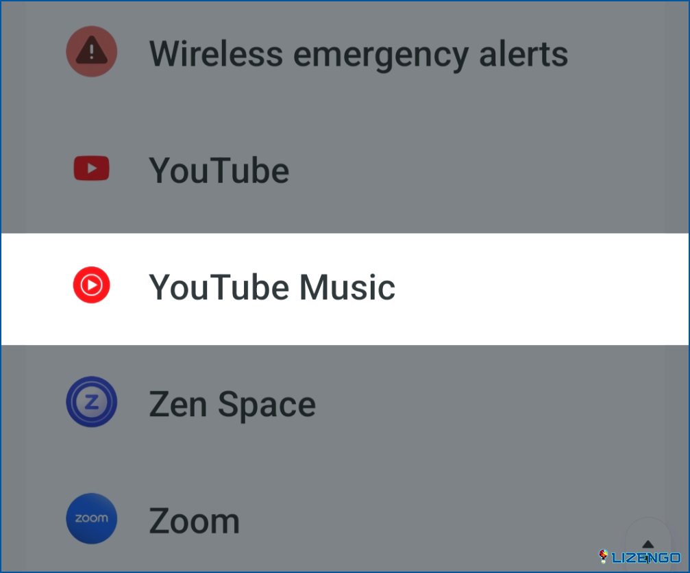 Aplicación de música de youtube